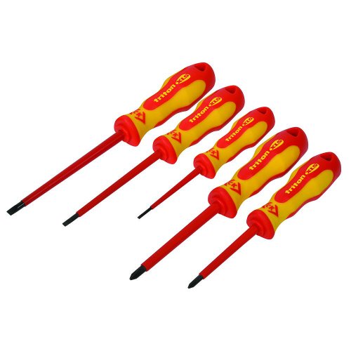 C.K T4728 Cacciavite Triton Xls – Set Da 5 Pezzi Isolati Taglio/A Croce (Phillips)
