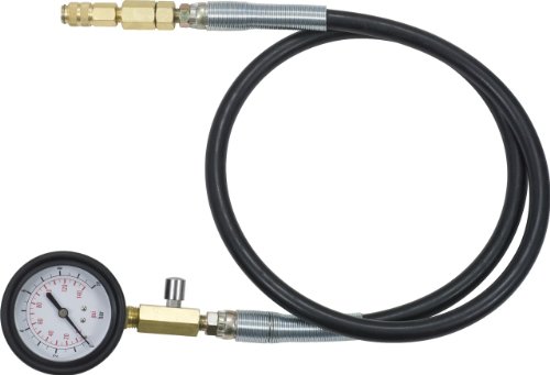 Ks Tools 150.1921 Manometro Con Tubo Flessibile, 10 Bar