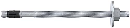 Fischer Faz Ii Plus 12/120 Gvz Bullone Ancoraggio Con Rondella Grande, Ancoraggio Heavy Duty Con Elevata Capacità Di Carico, Bulloni Di Ancoraggio Per
