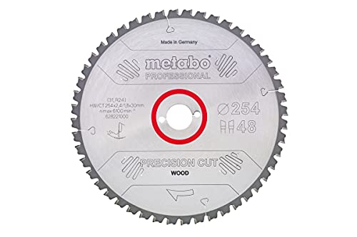 Metabo 628222000 254 X 30 60 Wz5 Hw/Ct-Lama Per Sega Circolare