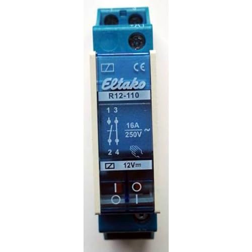 Eltako R12-110 - Relè Di Commutazione Elettromeccanico, 12 V