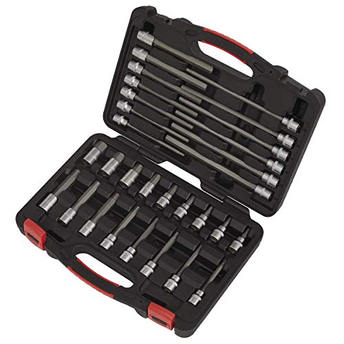 Sealey Ak89000 - Set Di 30 Punte A Bussola Esagonale Da 3/8"Sq Drive