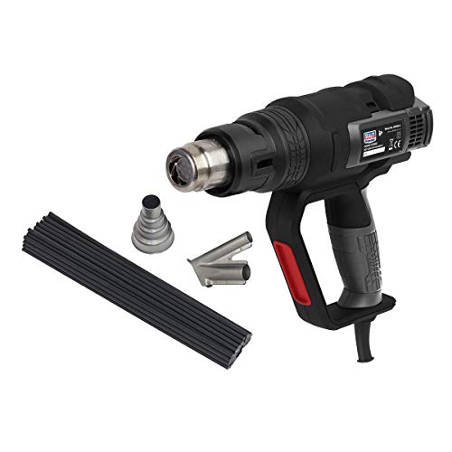 Sealey Kit Di Saldatura In Plastica Con Hs102 Pistola Ad Aria Calda