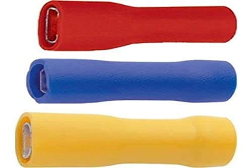 Klauke 820/1Av 8201Av - Presa Piatta A Spina Piatta, Larghezza: 2,80 Mm, Spessore Spina: 0,80 Mm, 180°, Completamente Isolata, Colore: Rosso
