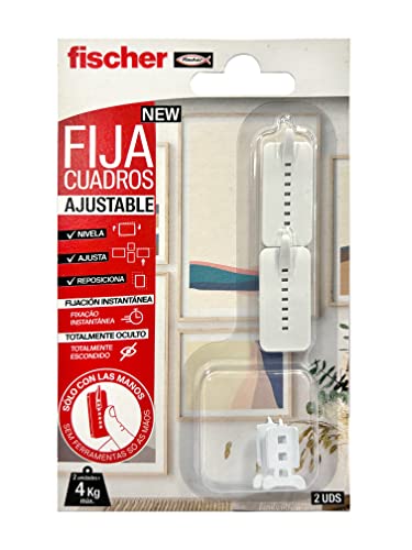Fischer Fijacuadros Ajustable 2Uds. 559043, Multicolore
