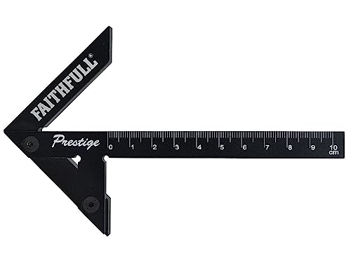 Faithful Csq10Cnc Prestige Centre Finder Gauge Black Alluminio 100Mm