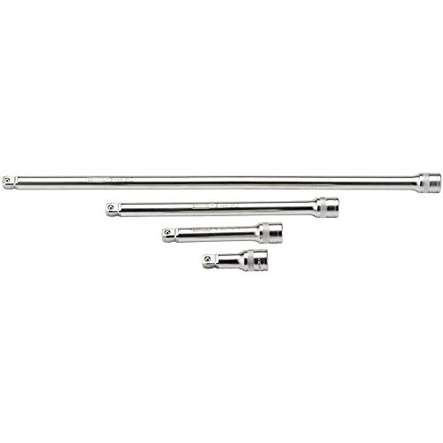 Draper 16770 1/2" Bussola Micro Cromo Satinato Barra Di Estensione Di 4 Set