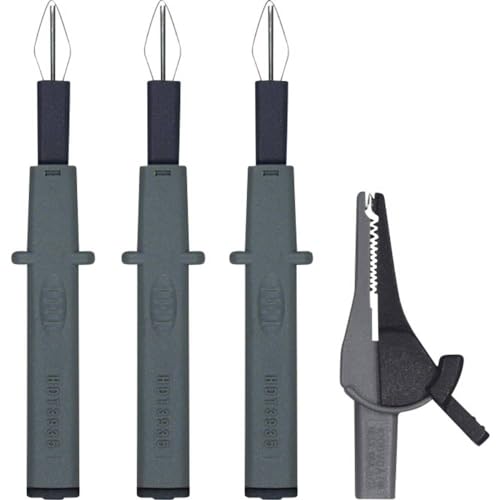 Beha Amprobe 2146183 1324D - Set Di Cavi Di Misurazione Di Sicurezza Con Presa A Punta Di 4 Mm, 1 Pezzo