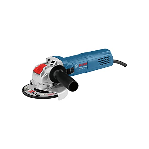 Bosch Professional 06017C9000 Smerigliatrice Angolare Gwx 750-125 (750 W, Per Accessori X-Lock, Diametro Del Disco: 115 Mm, In Cartone, Blu