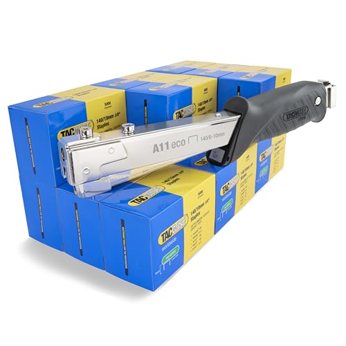Tacwise 1185 Fissatrice A Martello A11 Con 75.000 Punti 140/10Mm, Utilizza Punti Di Tipo 140 Da 6Mm A 10Mm
