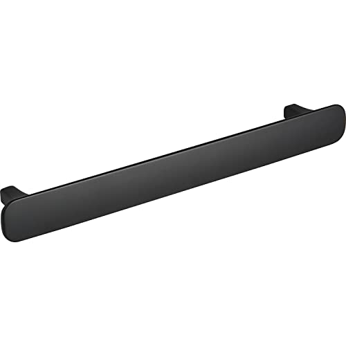 Alles Im Griff Allles Aion La - Maniglia Piatta Per Mobili, 160 Mm, Larghezza 190 Mm, Maniglia Per Mobile Frontale In Zinco Pressofuso Nero Opaco