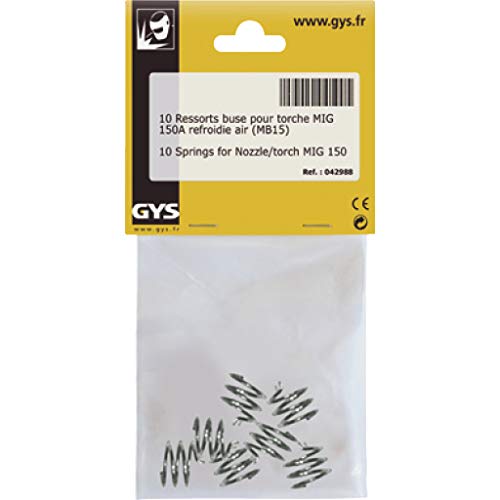 Gys, Molle Per Ugelli 150A Confezione Da 10 Consumabili Per Saldatura Mig Per Torce 150A (Mb15), 066168