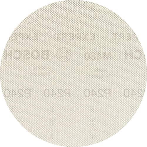 Bosch Professional 50X Abrasivi A Rete Expert M480 Per Legno Duro, Vernice Su Legno, Ø 125 Mm, Grana 240, Accessorio Levigatrice Rotoorbitale