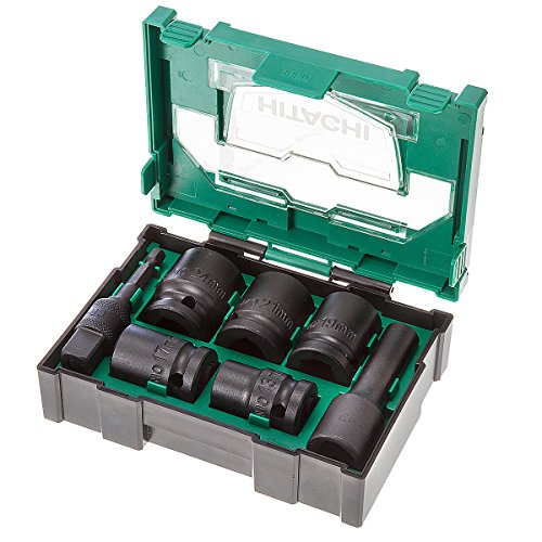 Hitachi, 7Tlg Kraftnuss-Box (Box Ii), It Di Sicurezza, Potere 7 Pezzi Dado Box Box Ii
