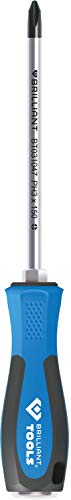 Brilliant Tools Bt031047 Giravite A Croce Con Calotta Di Percussione, Ph3 X 150 Mm [Powered By Ks Tools]