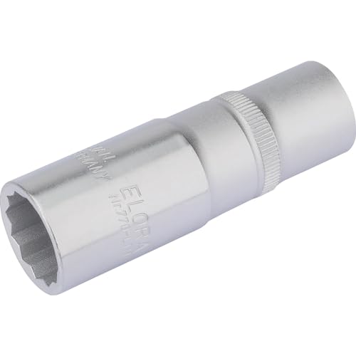 Draper 25119 19Mm 1/2" Square Drive Elora Deep Bi-Hexagon Socket