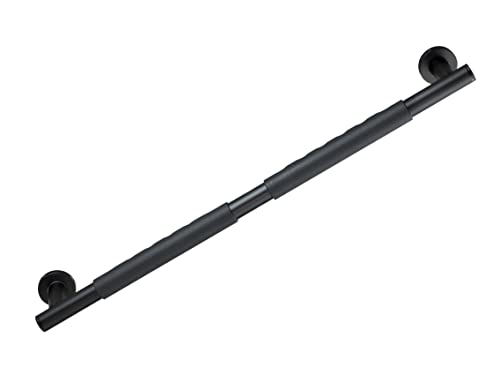 Wenko Maniglia Da Parete Secura 65,5 Cm, Maniglia Di Sicurezza Per Bagno, Doccia, Vasca O Wc, In Acciaio Inossidabile Con Superficie Soft Touch Per Un