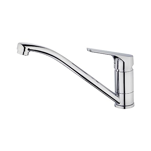 Grifo Mtp 913 Cromo Monomando De Caño Giratorio De Fácil Limpieza Y Aireador Anticalcáreo