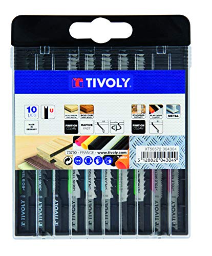 Tivoly Xt50572004304 Set Di 10 Lame Seghetto Alternativo B & D