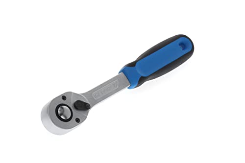 Gedore Chiave A Cricco Reversibile, Chiave A Cricchetto 3/8 Pollici, 10 Mm, Angolo Di Ripresa 11.25°, Lunga 200 Mm, Impugnatura Bicomponente, 3093 U-1