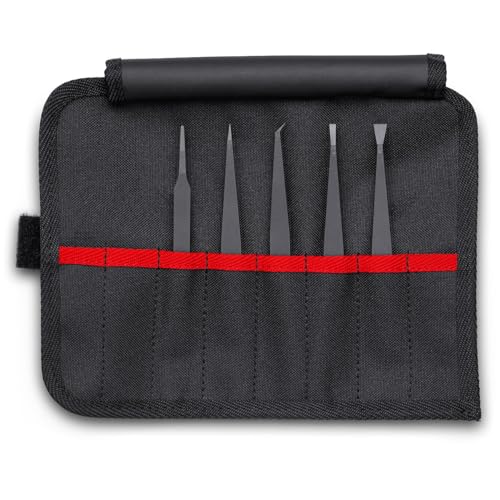Knipex 92 00 05 Esd Set Di Pinzette In Resina Sintetica Esd 5 Pezzi