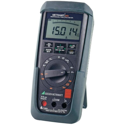 Gossen Metrawatt Metrahit Am Pro Multimetro Manuale Calibrato (Laboratorio Accreditato A Batterie) Digitale Cat