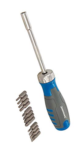 Silverline 930569 12-In-1 Multi-Bit Ratchet Screwdriver