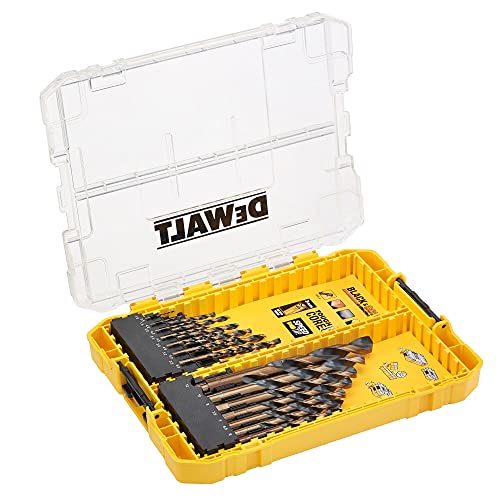 Dt70755 - Set Di Punte In Acciaio Hss, 21 Pezzi