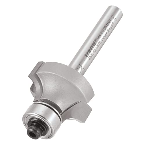 Trend 46/130X1/4Tc Bearing Guided Ovolo Cutter 6.3Mm Radius