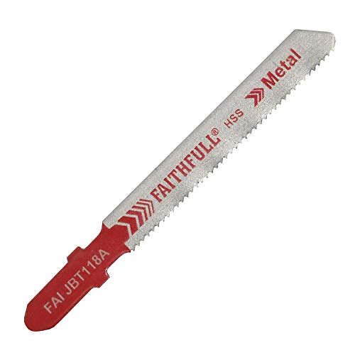 Faithfull Jigsaw Blades (5) Metal T118A 8009-Hss