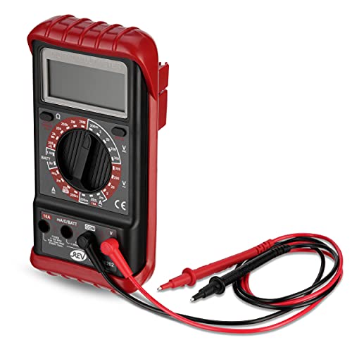 Rev Ritter 0037386202 - Multimetro Digitale Professionale, Colore: Nero/Rosso