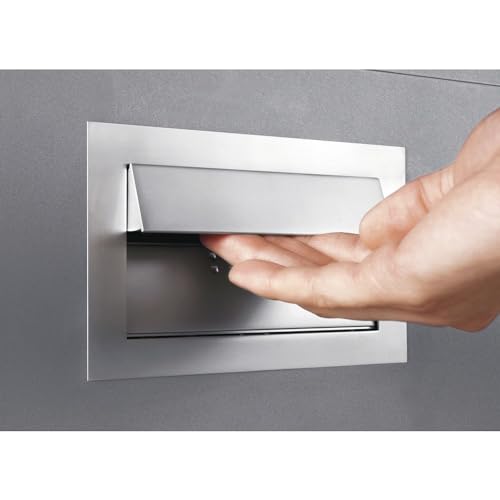 E-Motion Maniglia Pieghevole Per Conchiglia, Larghezza 152 Mm, Impugnatura Di Ingresso Con Ammortizzatore, Effetto Acciaio Inox Pressofuso