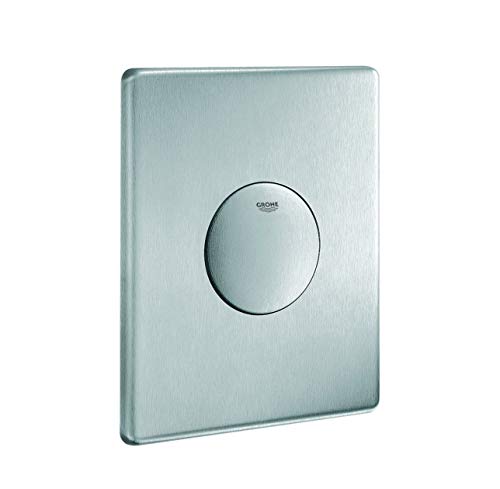 Grohe Gro-38445Sd0 38445Sd0-Skate Pulsador Para Wc Accionamiento Manual, Nero