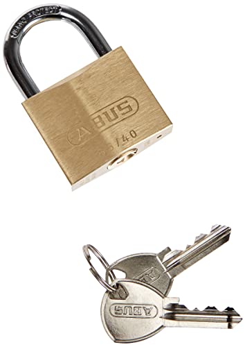 Abus - 65/40, Lucchetto In Ottone Carded 40 Mm - Abu6540C