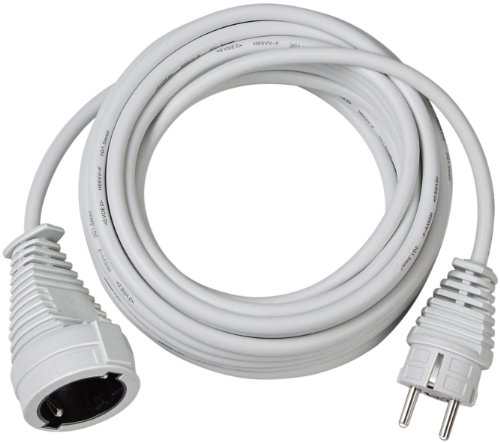 Brennenstuhl, Prolunga In Plastica Di Alta Qualita 10M Bianco H05Vv-F 3G1,5