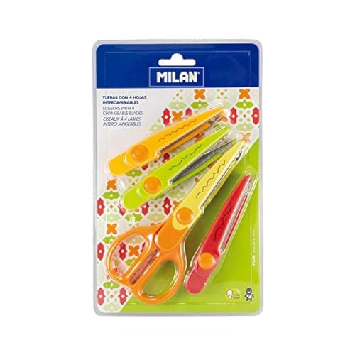 Milan- Blister 1 Interchangeable Zig-Zag Scissors, 10307638