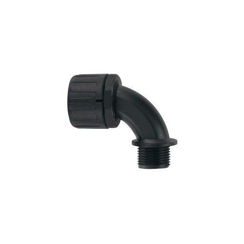 Hellermanntyton 166-22201 Hg13-90-M16 Raccordo Per Condutture Nero M16 9,80 Mm, 1 Pezzo