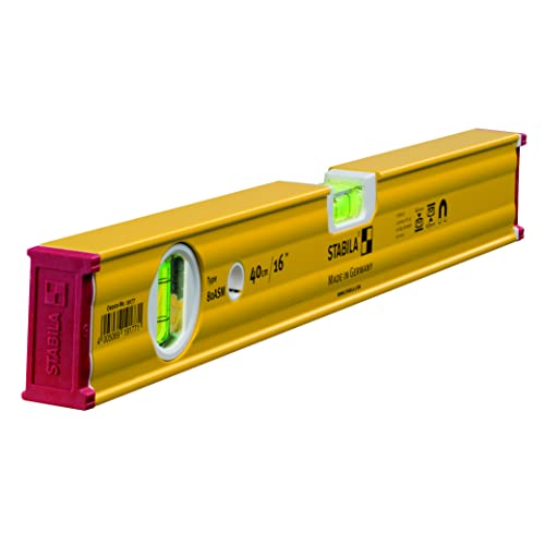 Stabila - Livella A Bolla 80 Asm, 40 Cm Con Sistema A Magneti In Terre Rare, Multicolore