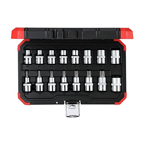 Juego De Llaves De Vaso 1/2 Tx E10-24T30-70 16 Piezas