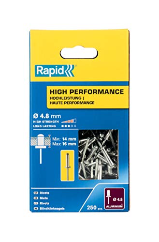 Rapid Rivetti High Performance Ø4.8 X 20 Mm. Confezione Grande Da 250 Pezzi.