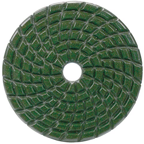 Makita D-15659 - Disco Pulidor De Diamante De 100 Mm Para Piedra Con Fijacion Por Velcro Grano Piel Color Verde
