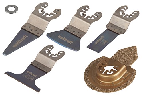 Wolfcraft Starter Kit Multifunzione "Pro" In 5 Pezzi, Attacco Universale, 3962000