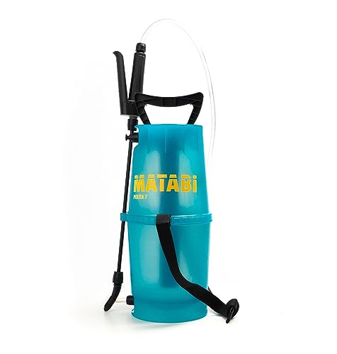 Polita Di Preliminare Pressione 7-5L - Serbatoio E Tubo Traslucido - Valvola Di Sicurezza - Lancia In Fibra Di Vetro - Maniglia Ergonomica - Ideale Pe