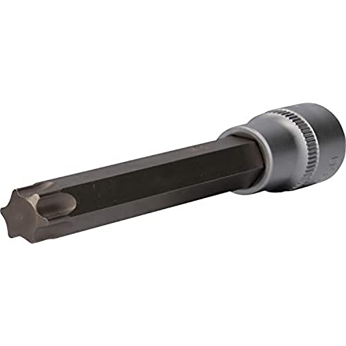 Brilliant Tools Bt022704 Bussola A Inserto Torx 1/2", Lunga 140 Mm, T60 [Powered By Ks Tools]