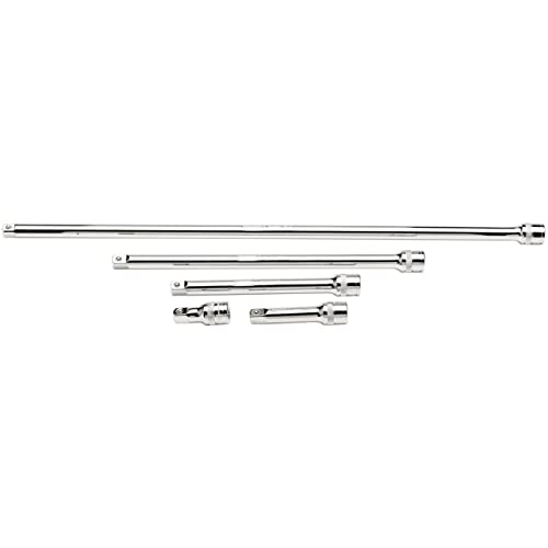 Draper D-Ext/B/5 3/8" Square Drive Extension Bar Set (5 Pezzi), Blu