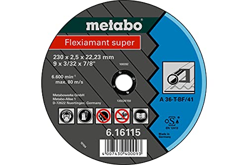 Metabo Flexiamant Super 230 X 2,5 X 22,23 Di Acciaio, Di Taglio, Gera