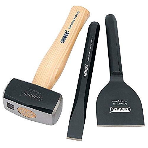 Draper Tools 26120 - Costruttori Kit Fsc Maniglia Noce Certificato (3 Pezzi)