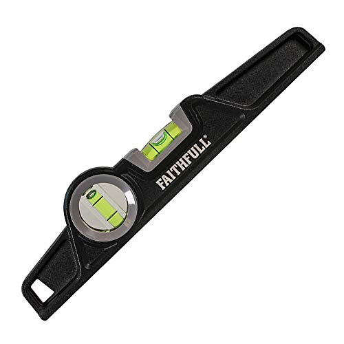 Faithfull Faislhd250 Prestige Professional - Ponteggio Magnetico In Alluminio, 250 Mm, Colore: Nero