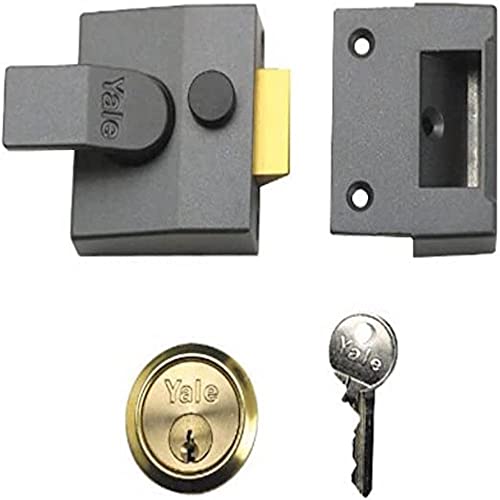 Yale Locks P84, Serratura Nightlatch Standard Con Cilindro In Ottone