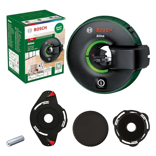 Bosch Livella Laser A Linee Atino All-In-One, 2A Generazione, Con Nastro Di Misurazione Rimovibile E Bloccabile (Allineamento Orizzontale O Verticale,